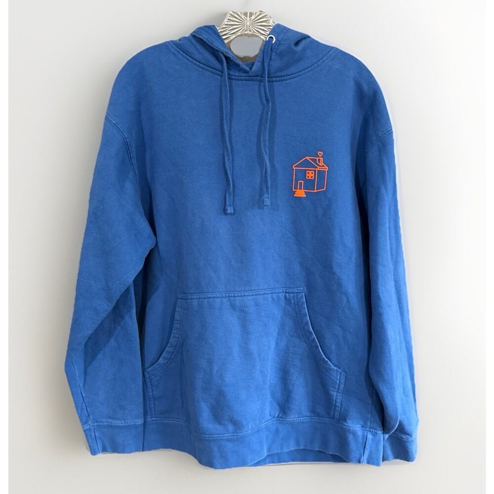 Harry Styles Love On‎ Tour House Hoodie Blue 2022 Austin Concert Unisex Medium